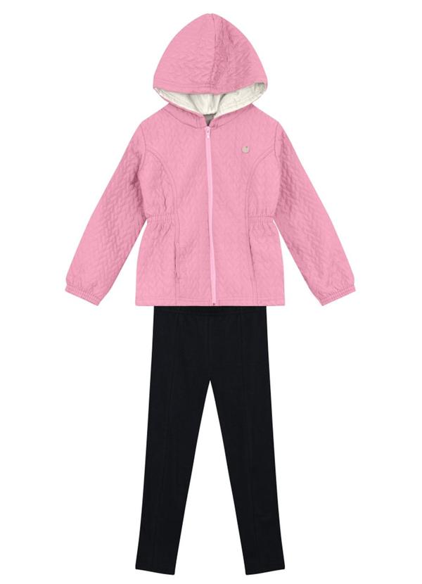Brandili Mundi - Conjunto Infantil Menina em Cotton Rosa 2