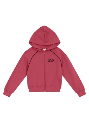 Brandili - Conjunto Infantil Menina em Moletinho Vermelho - BRANDILI