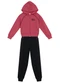 Brandili - Conjunto Infantil Menina em Moletinho Amarelo - variação: Vermelho