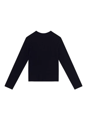 Brandili - Conjunto Infantil Menina em Sarja Preto - BRANDILI