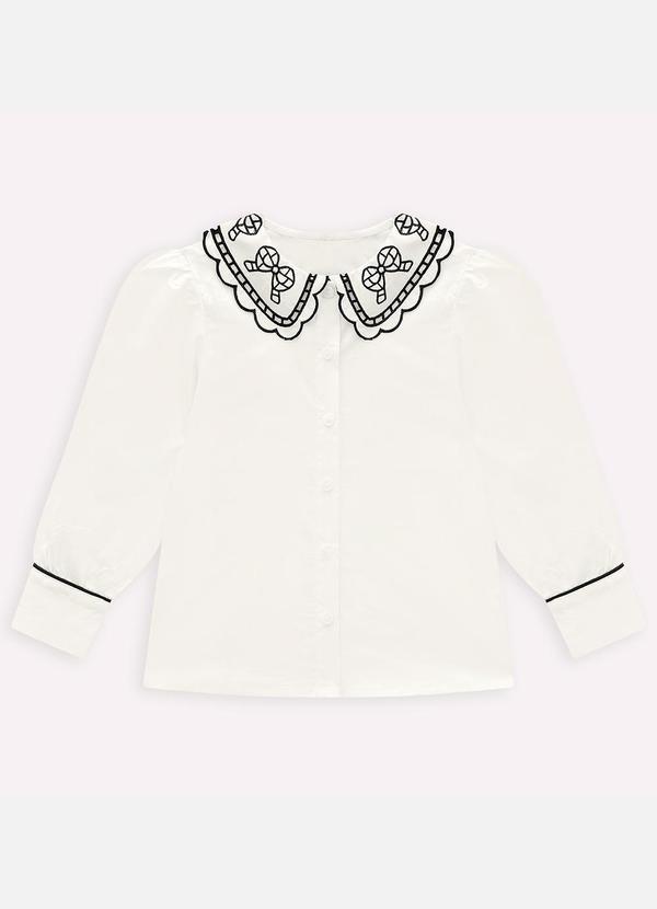 Milon - Conjunto Infantil Menina em Tweed Off White 3