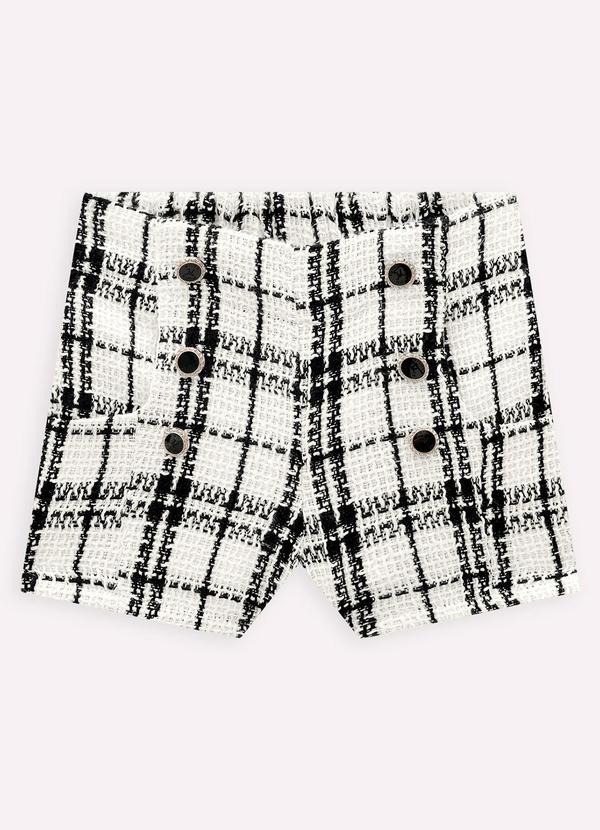 Milon - Conjunto Infantil Menina em Tweed Off White 4