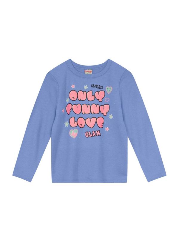 Brandili - Conjunto Infantil Menina EscritaAzul 3