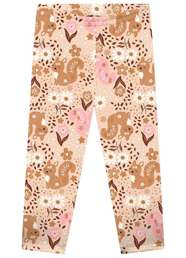 Kyly - Conjunto Infantil Menina Esquilinho Bege 3