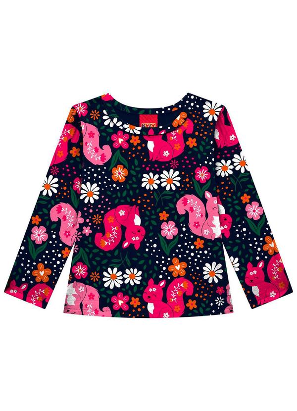 Kyly - Conjunto Infantil Menina Esquilos Azul 2