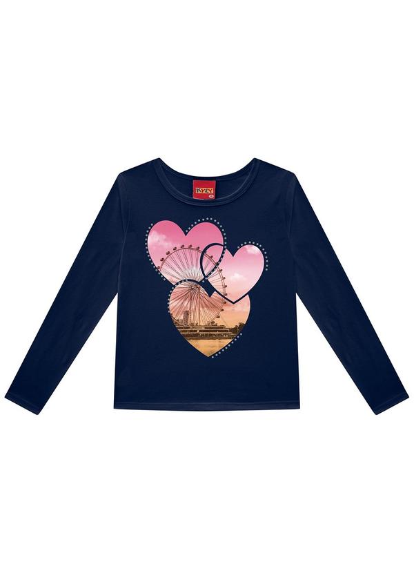 Kyly - Conjunto Infantil Menina Estampa Azul 2