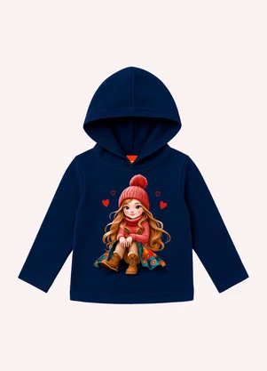 Kyly - Conjunto Infantil Menina Estampa Azul - KYLY