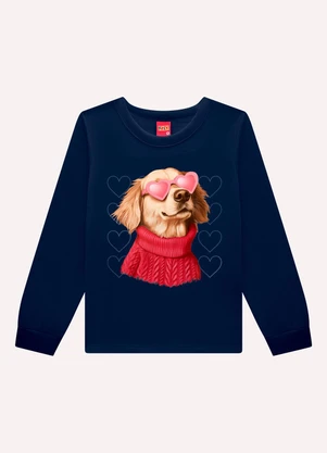 Kyly - Conjunto Infantil Menina Estampa Azul - KYLY