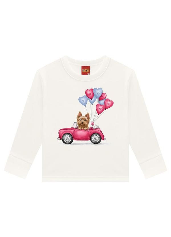 Kyly - Conjunto Infantil Menina Estampa Bege 2