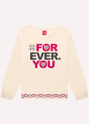 Kyly - Conjunto Infantil Menina Estampa Bege - KYLY
