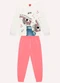 Kyly - Conjunto Infantil Menina Estampa Branco - variação: Branco
