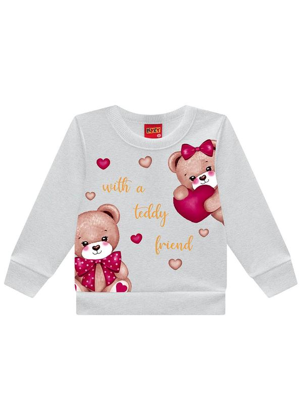 Kyly - Conjunto Infantil Menina Estampa Cinza 2