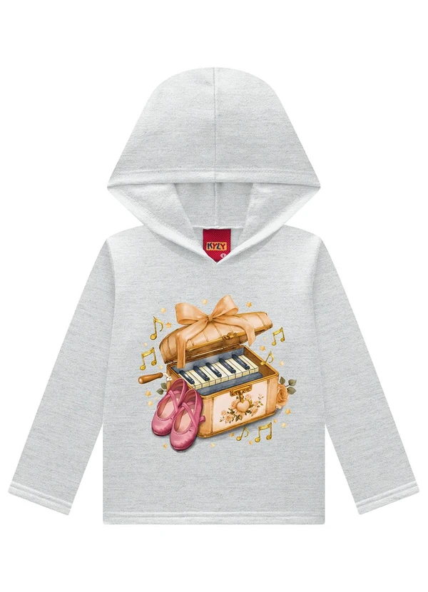 Kyly - Conjunto Infantil Menina Estampa Cinza 2