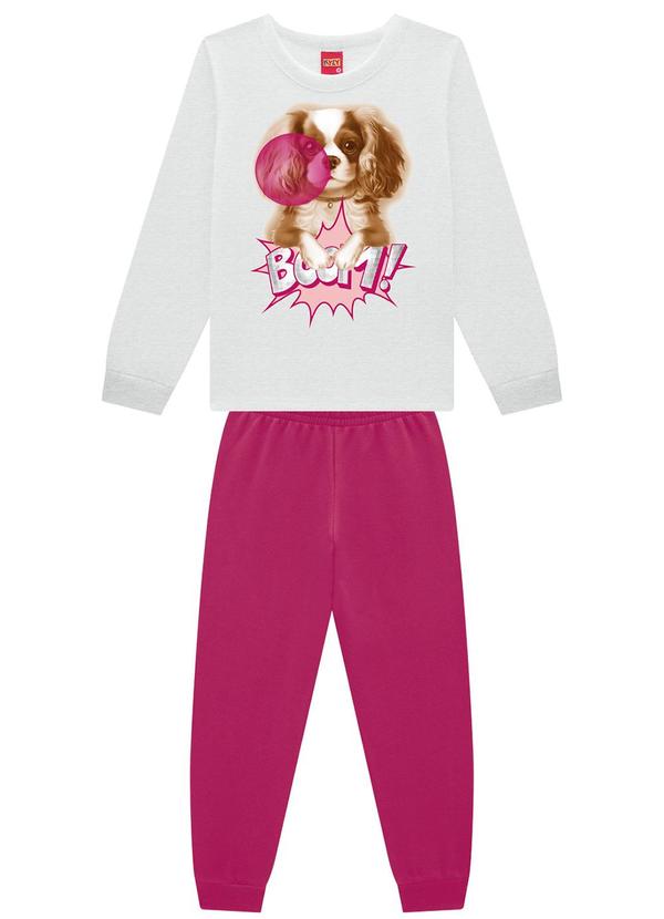 Kyly - Conjunto Infantil Menina Estampa Cinza