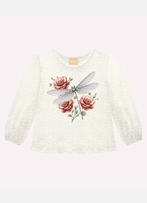 Milon - Conjunto Infantil Menina Estampa Cinza 2