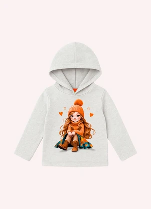 Kyly - Conjunto Infantil Menina Estampa Cinza - KYLY