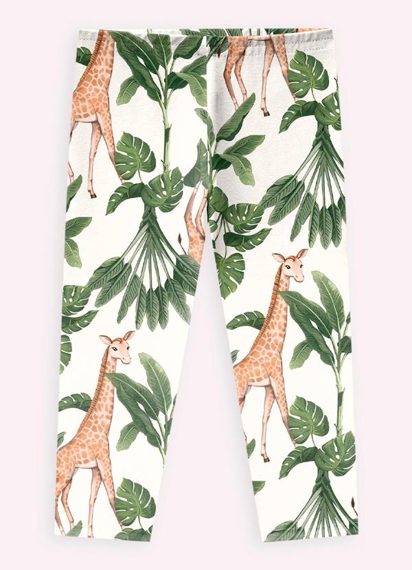 Nanai - Conjunto Infantil Menina Estampa Marrom 3