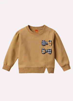 Kyly - Conjunto Infantil Menina Estampa Marrom - KYLY