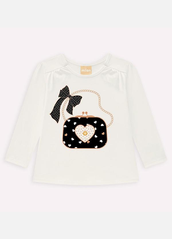 Milon - Conjunto Infantil Menina Estampa Off White 3