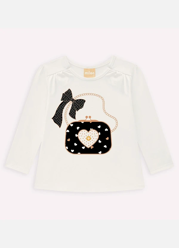 Milon - Conjunto Infantil Menina Estampa Off White 3