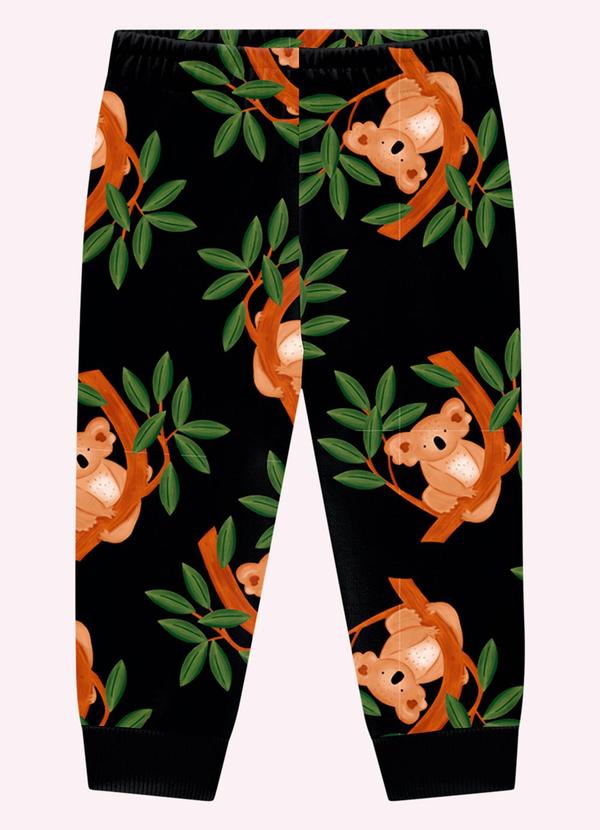 Nanai - Conjunto Infantil Menina Estampa Preto 3