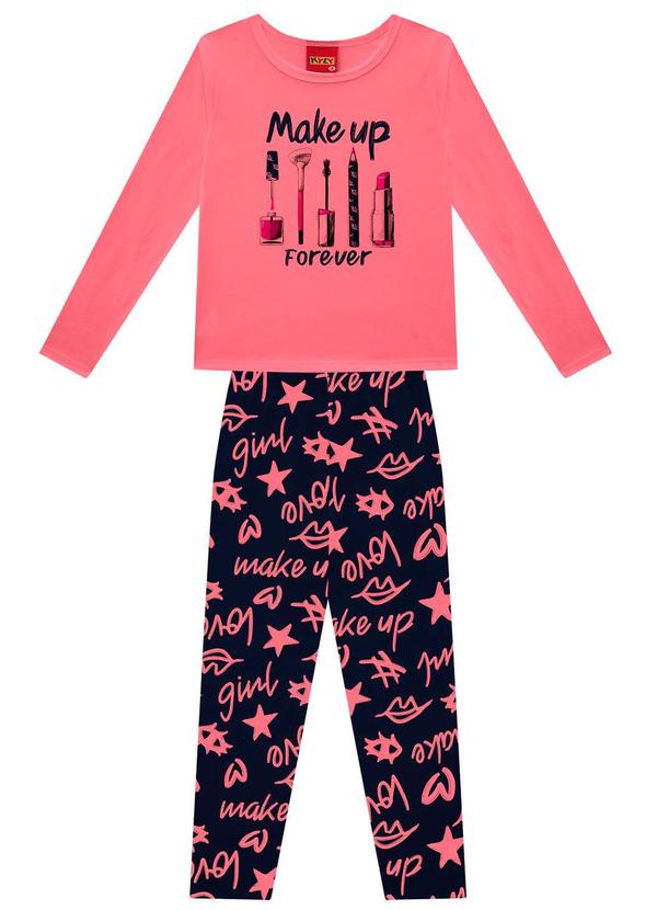 Kyly - Conjunto Infantil Menina Estampa Rosa 2