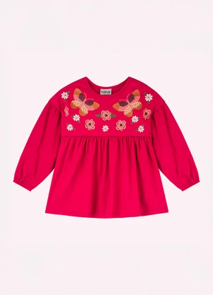 Nanai - Conjunto Infantil Menina Estampa Rosa - NANAI