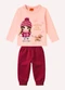 Kyly - Conjunto Infantil Menina Estampa Verde - variação: Rosa