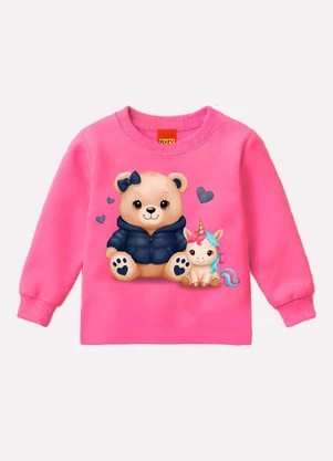 Kyly - Conjunto Infantil Menina Estampa Rosa - KYLY