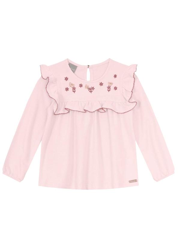 Brandili Mundi - Conjunto Infantil Menina Floral Elegante Rosa 2