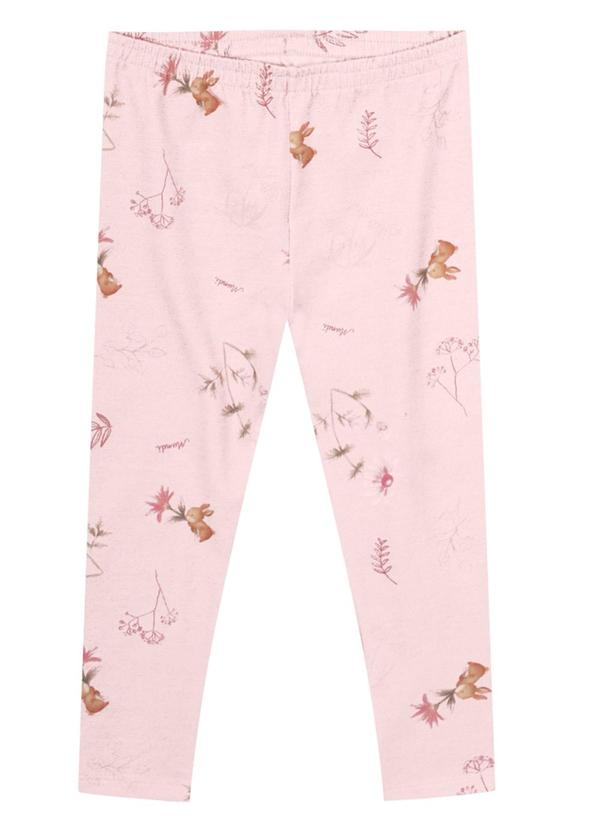 Brandili Mundi - Conjunto Infantil Menina Floral Elegante Rosa 3