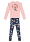 Brandili - Conjunto Infantil Menina FloralRosa - variação: Rosa