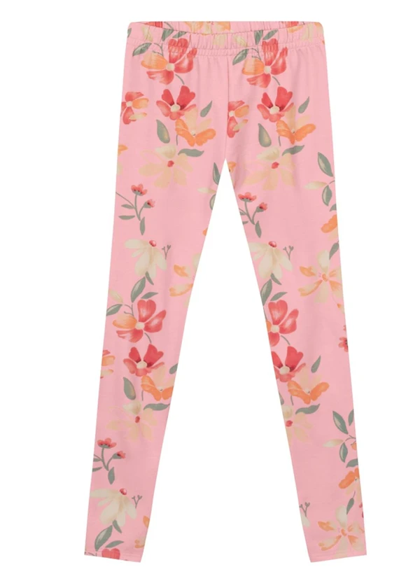 Brandili - Conjunto Infantil Menina FloralVermelho 3