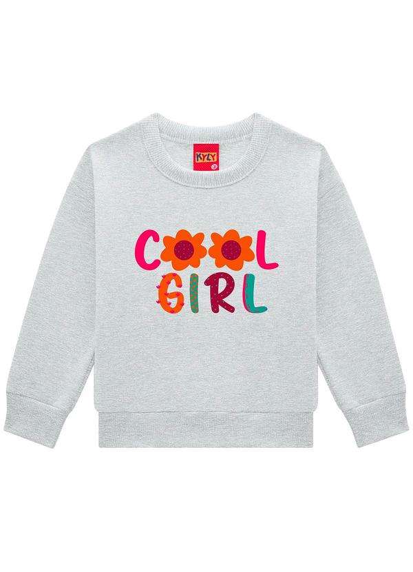 Kyly - Conjunto Infantil Menina Flores Cinza 2