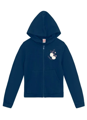 Brandili - Conjunto Infantil Menina Florido Azul - BRANDILI