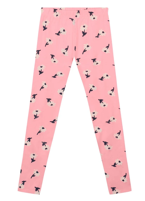 Brandili - Conjunto Infantil Menina Florido Azul 3