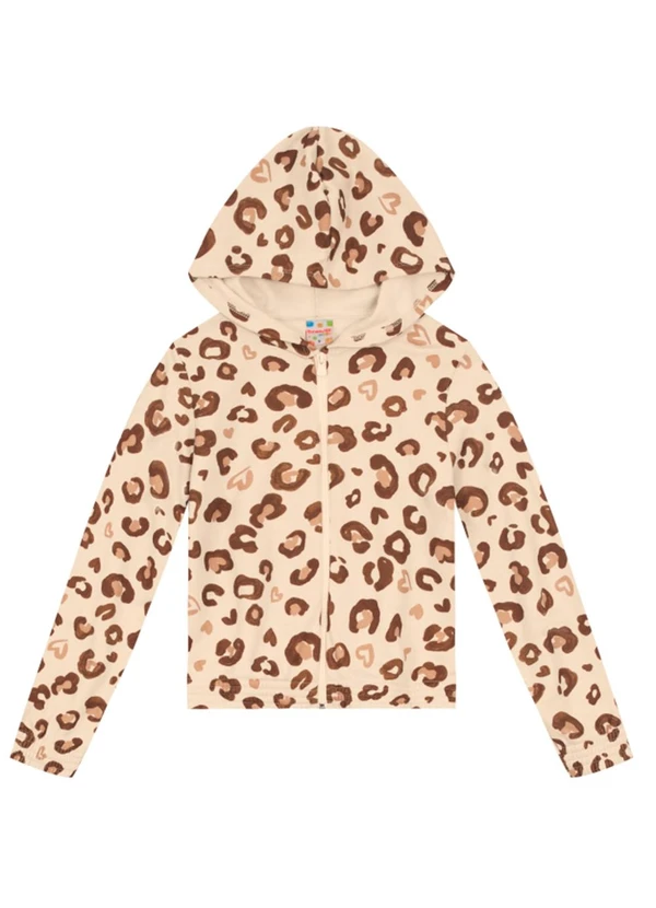 Brandili - Conjunto Infantil Menina Florido Bege 2