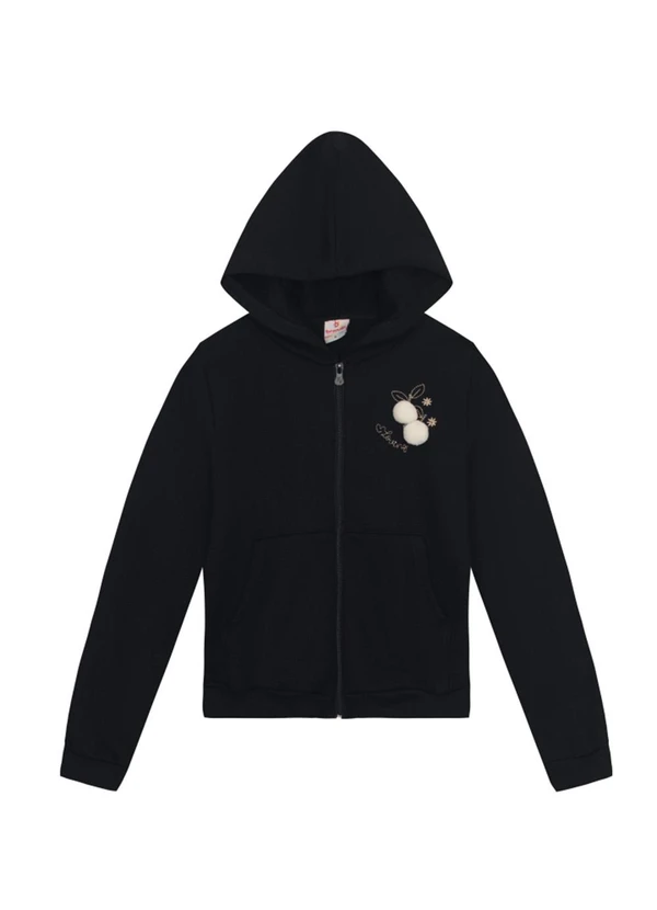 Brandili - Conjunto Infantil Menina Florido Preto 3