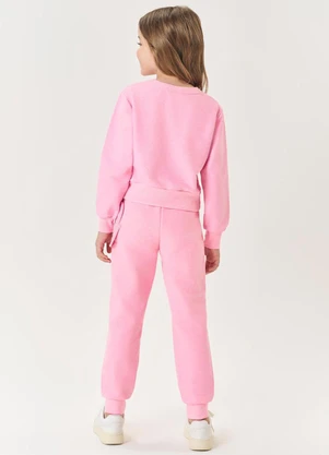 Abrange - Conjunto Infantil Menina Hello Bunny Rosa - ABRANGE