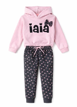 Rosa Azul - Conjunto Infantil Menina Inverno Iaia Rosa - ROSA AZUL