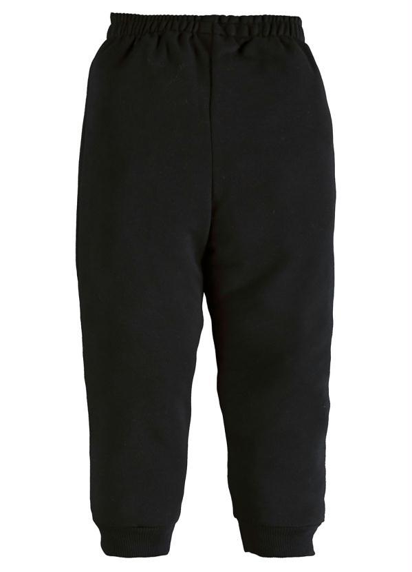 Up Baby - Conjunto Infantil Menina Jaqueta e Calça Preto 6