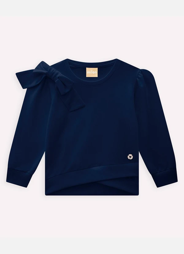 Milon - Conjunto Infantil Menina Laço Azul 2