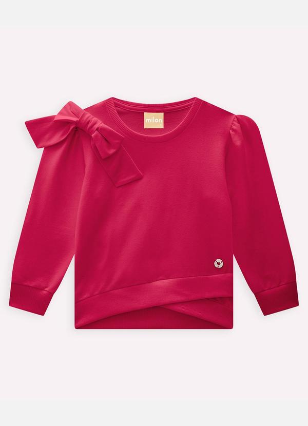 Milon - Conjunto Infantil Menina Laço Rosa 3