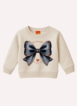 Kyly - Conjunto Infantil Menina Laços Cinza - KYLY