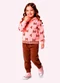 Kyly - Conjunto Infantil Menina Laços Rosa - variação: Rosa