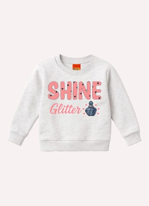 Kyly - Conjunto Infantil Menina Lettering Cinza - KYLY