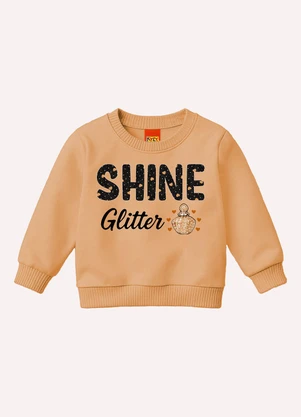 Kyly - Conjunto Infantil Menina Lettering Marrom - KYLY