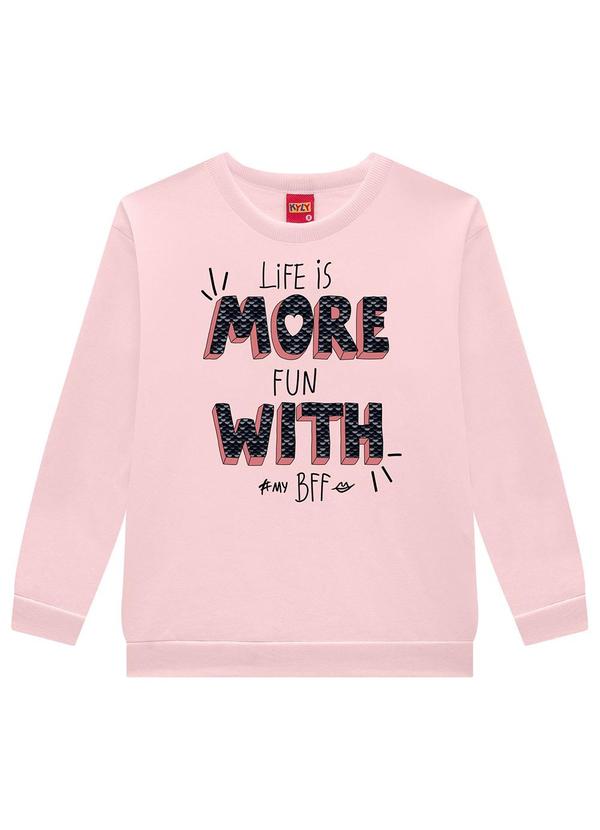 Kyly - Conjunto Infantil Menina Lettering Rosa 2