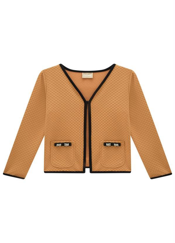 Milon - Conjunto Infantil Menina Marrom 2