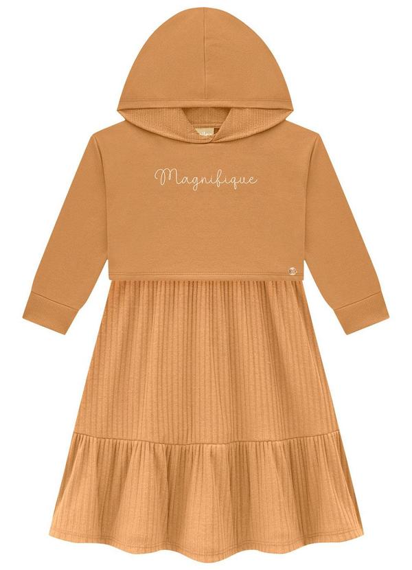 Milon - Conjunto Infantil Menina Marrom 3